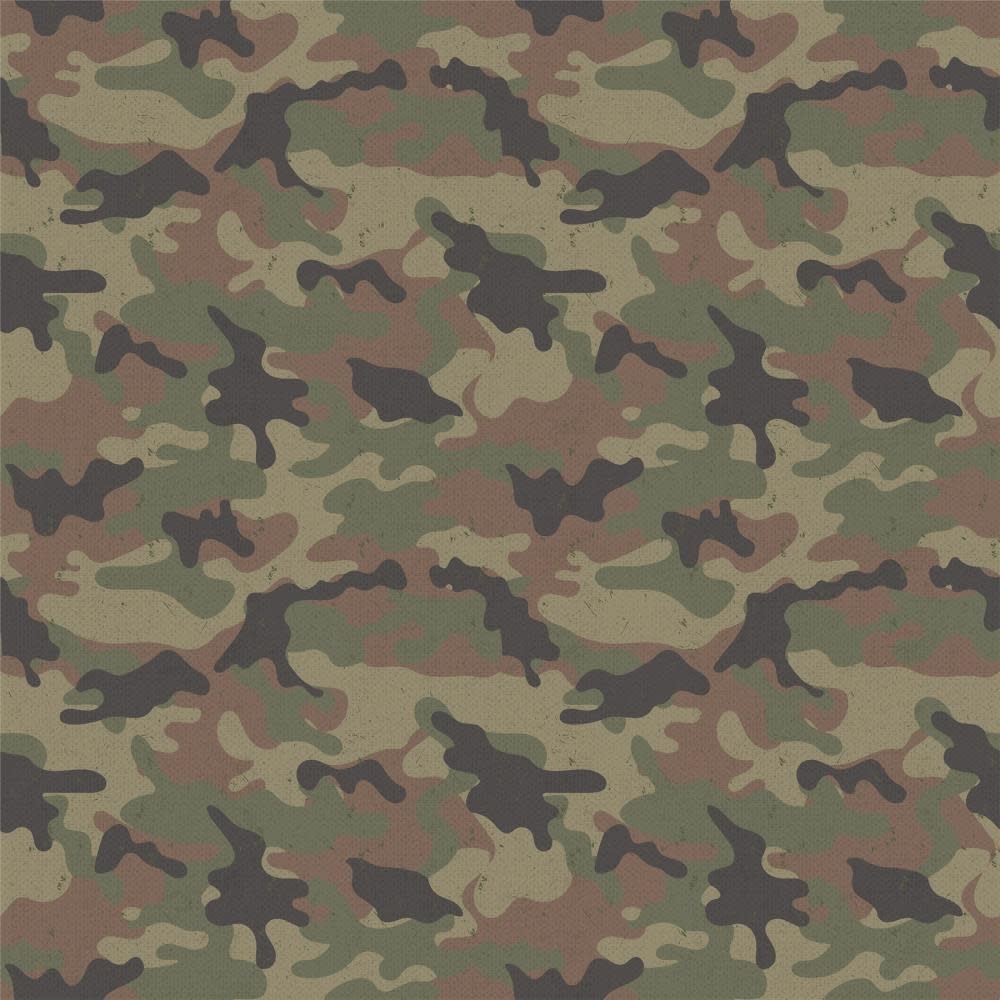 PHOTOPLAY PAPER PHOTOPLAY TRACI SMITH THE BRAVE CAMO 12x12 CARDSTOCK