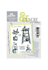 L'ENCRE ET L'IMAGE L'ENCRE ET L'IMAGE LES BUCOLIQUES LES JOLIES CHOSES A6 CLEAR STAMP SET