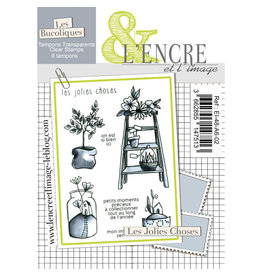 L'ENCRE ET L'IMAGE L'ENCRE ET L'IMAGE LES BUCOLIQUES LES JOLIES CHOSES A6 CLEAR STAMP SET