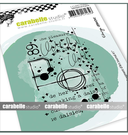 CARABELLE STUDIOS CARABELLE STUDIO EDWIGE VERRIERE FRAGMENT D'ART JOURNAL #1 A7 CLING STAMP