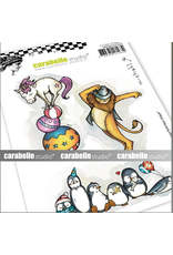 CARABELLE STUDIOS CARABELLE STUDIO MISTRAHL LES ANIMAUX FONT LEUR CIRQUE A6 CLING STAMP SET