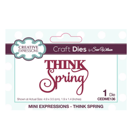 CREATIVE EXPRESSIONS CREATIVE EXPRESSIONS SUE WILSON MINI EXPRESSIONS - THINK SPRING