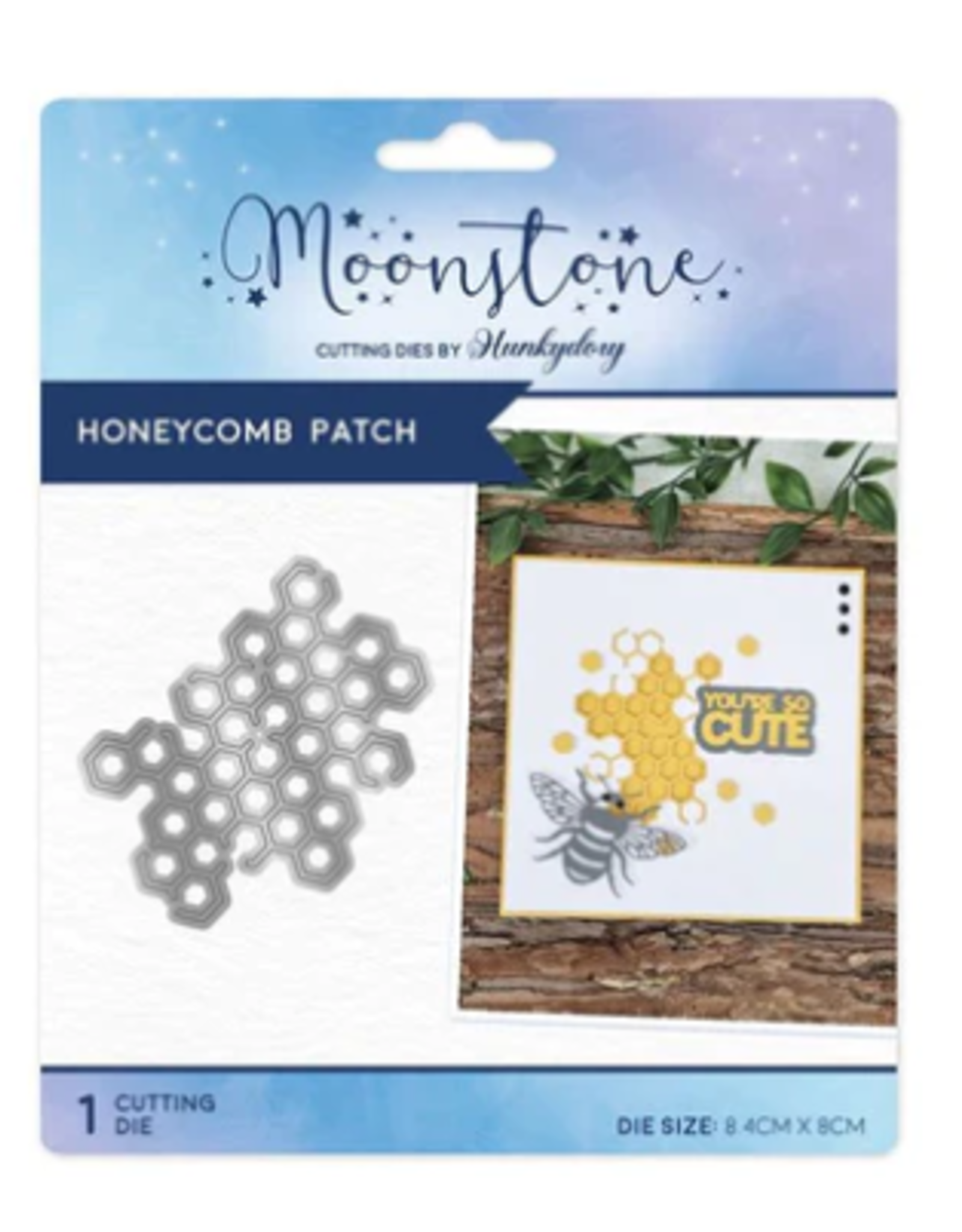 HUNKYDORY CRAFTS LTD. HUNKYDORY MOONSTONE HONEYCOMB PATCH DIE