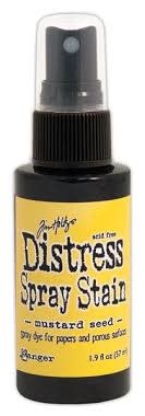 RANGER TIM HOLTZ DISTRESS INK STAIN SPRAY MUSTARD SEED 1.9OZ