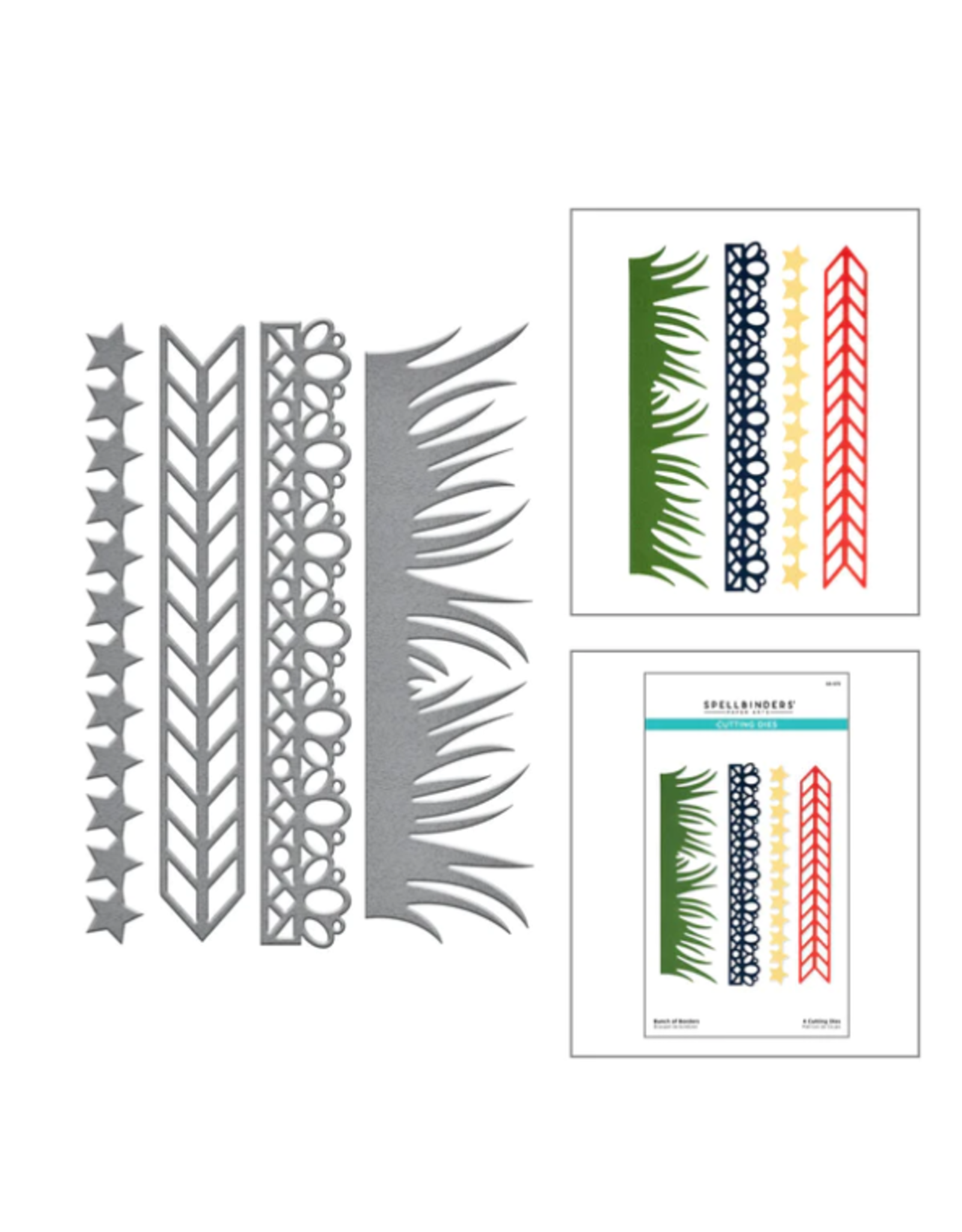 SPELLBINDERS BUNCH OF BORDERS DIE SET Scrapbook Centrale
