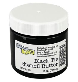 CRAFTERS WORKSHOP THE CRAFTERS WORKSHOP BLACK TIE STENCIL BUTTER 2oz