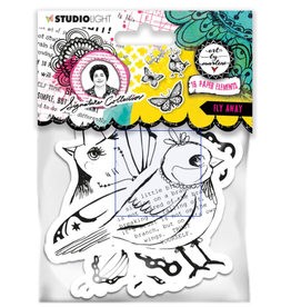 STUDIOLIGHT STUDIOLIGHT ART BY MARLENE SIGNATURE COLLECTION FLY AWAY PAPER ELEMENTS