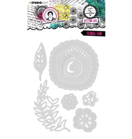 STUDIOLIGHT STUDIOLIGHT ART BY MARLENE SIGNATURE COLLECTION FLORAL FUN DIE SET