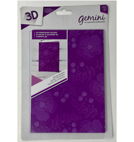 CRAFTERS COMPANION CRAFTERS COMPANION SPRING GARDENS 3D EMBOSSING FOLDER
