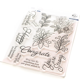 PINKFRESH PINKFRESH STUDIO HAPPY FOR YOU CLEAR STAMP SET
