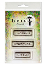 LAVINIA STAMPS LAVINIA WORDS OF STEAM CLEAR STAMP SET