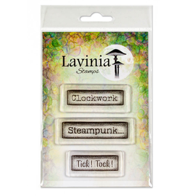 LAVINIA STAMPS LAVINIA WORDS OF STEAM CLEAR STAMP SET