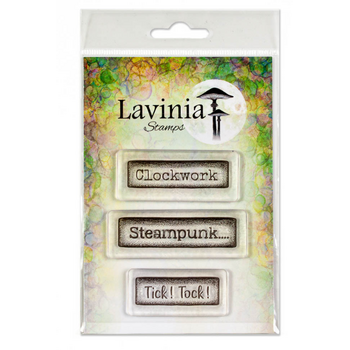 LAVINIA STAMPS LAVINIA WORDS OF STEAM CLEAR STAMP SET