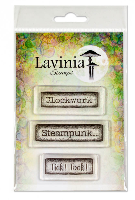LAVINIA STAMPS LAVINIA WORDS OF STEAM CLEAR STAMP SET