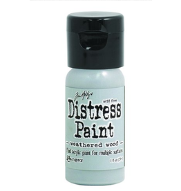RANGER TIM HOLTZ DISTRESS ACRYLIC PAINT WEATHERED WOOD 1OZ