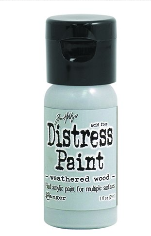 RANGER TIM HOLTZ DISTRESS ACRYLIC PAINT WEATHERED WOOD 1OZ