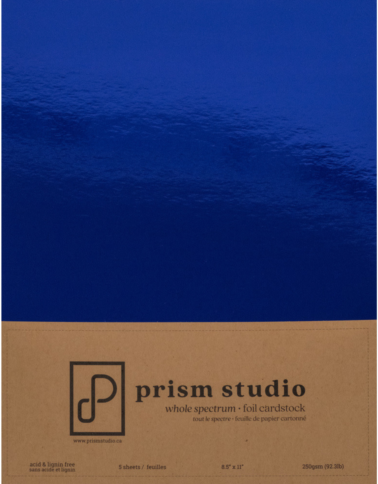 PRISM STUDIO PRISM STUDIO WHOLE SPECTRUM FOIL 8.5x11 CARDSTOCK-TANZANITE