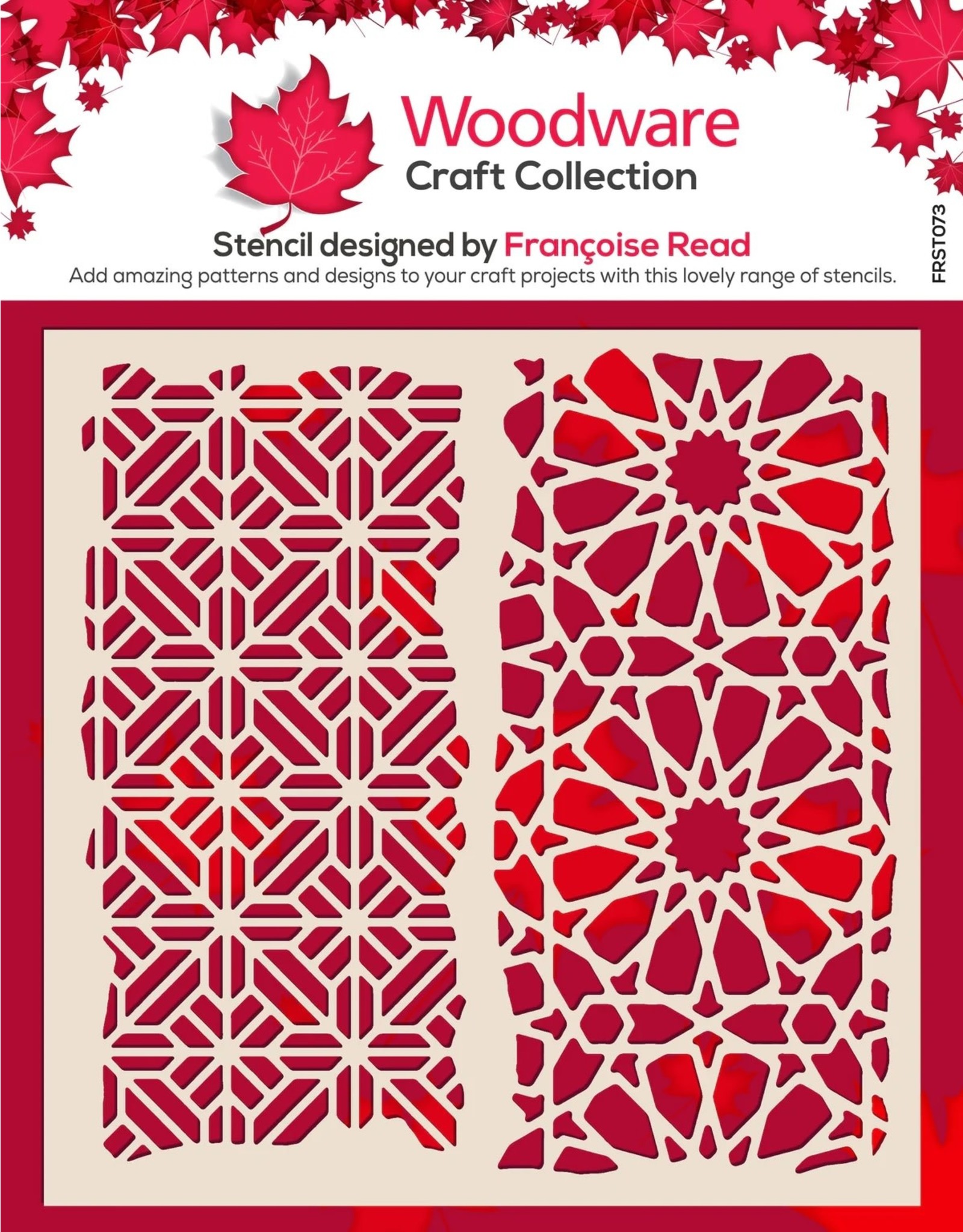 WOODWARE CRAFT COLLECTION WOODWARE FRANCOISE READ ARABIAN 6x6 STENCIL