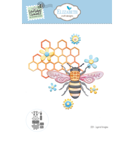 ELIZABETH CRAFT DESIGNS ELIZABETH CRAFT DESIGNS EVERYDAY ELEMENTS BY ANNETTE GREEN LAYERED HONEYBEE DIE SET