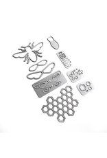 ELIZABETH CRAFT DESIGNS ELIZABETH CRAFT DESIGNS EVERYDAY ELEMENTS BY ANNETTE GREEN LAYERED HONEYBEE DIE SET