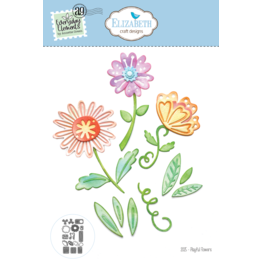 ELIZABETH CRAFT DESIGNS ELIZABETH CRAFT DESIGNS EVERYDAY ELEMENTS BY ANNETTE GREEN PLAYFUL FLOWERS DIE SET