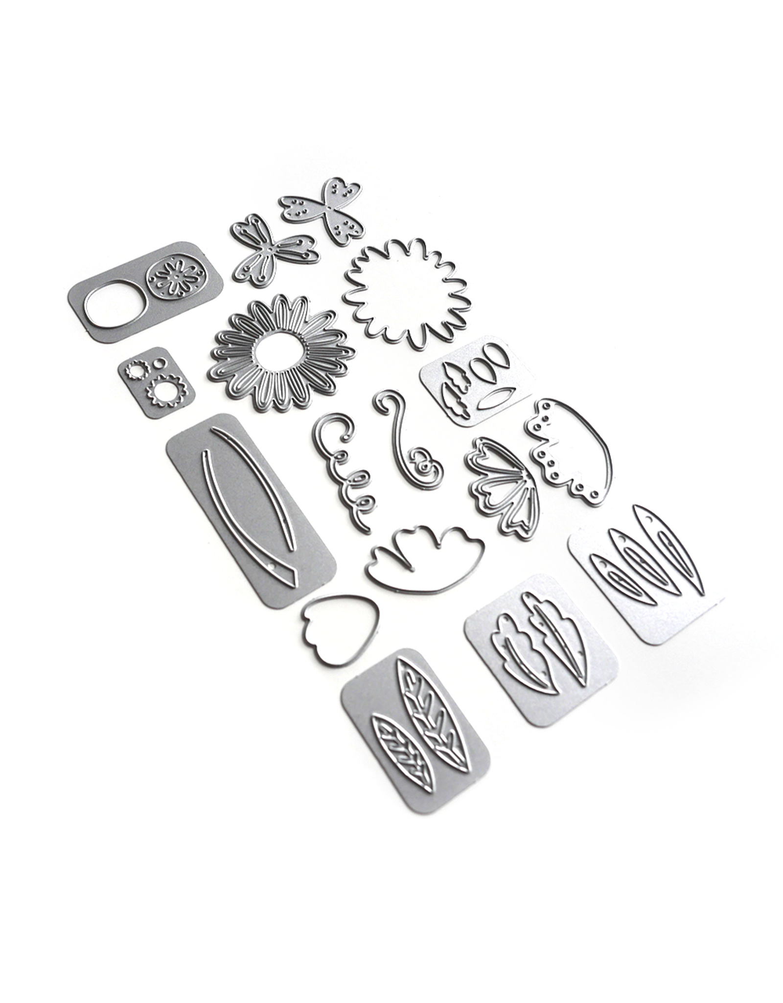 ELIZABETH CRAFT DESIGNS ELIZABETH CRAFT DESIGNS EVERYDAY ELEMENTS BY ANNETTE GREEN PLAYFUL FLOWERS DIE SET
