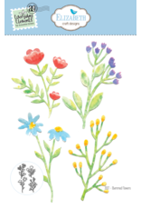 ELIZABETH CRAFT DESIGNS ELIZABETH CRAFT DESIGNS EVERYDAY ELEMENTS BY ANNETTE GREEN STEMMED FLOWERS DIE SET