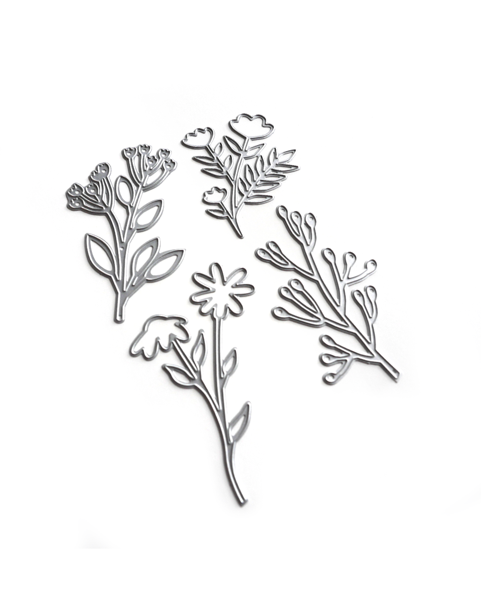 ELIZABETH CRAFT DESIGNS ELIZABETH CRAFT DESIGNS EVERYDAY ELEMENTS BY ANNETTE GREEN STEMMED FLOWERS DIE SET