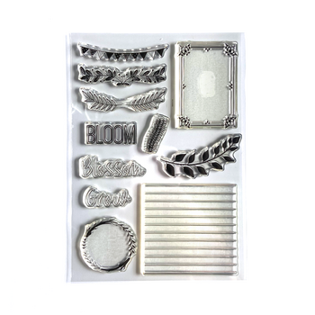 ELIZABETH CRAFT DESIGNS ELIZABETH CRAFT DESIGNS EVERYDAY ELEMENTS BY ANNETTE GREEN BLOOM CLEAR STAMP SET