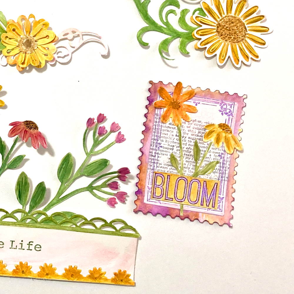 ELIZABETH CRAFT DESIGNS ELIZABETH CRAFT DESIGNS EVERYDAY ELEMENTS BY ANNETTE GREEN BLOOM CLEAR STAMP SET