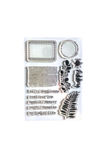 ELIZABETH CRAFT DESIGNS ELIZABETH CRAFT DESIGNS EVERYDAY ELEMENTS BY ANNETTE GREEN HAPPY CLEAR STAMP SET