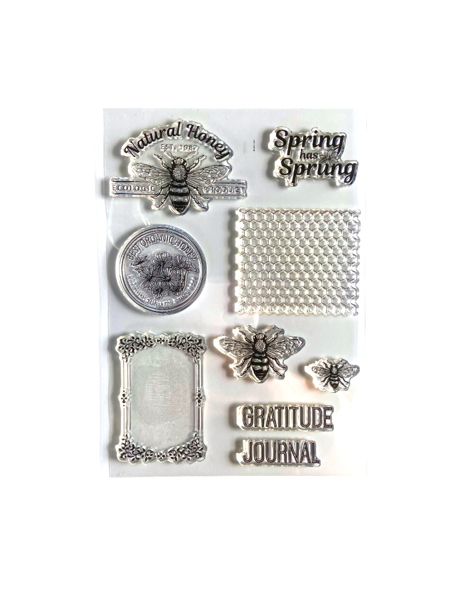 ELIZABETH CRAFT DESIGNS ELIZABETH CRAFT DESIGNS EVERYDAY ELEMENTS BY ANNETTE GREEN HONEYBEE CLEAR STAMP SET
