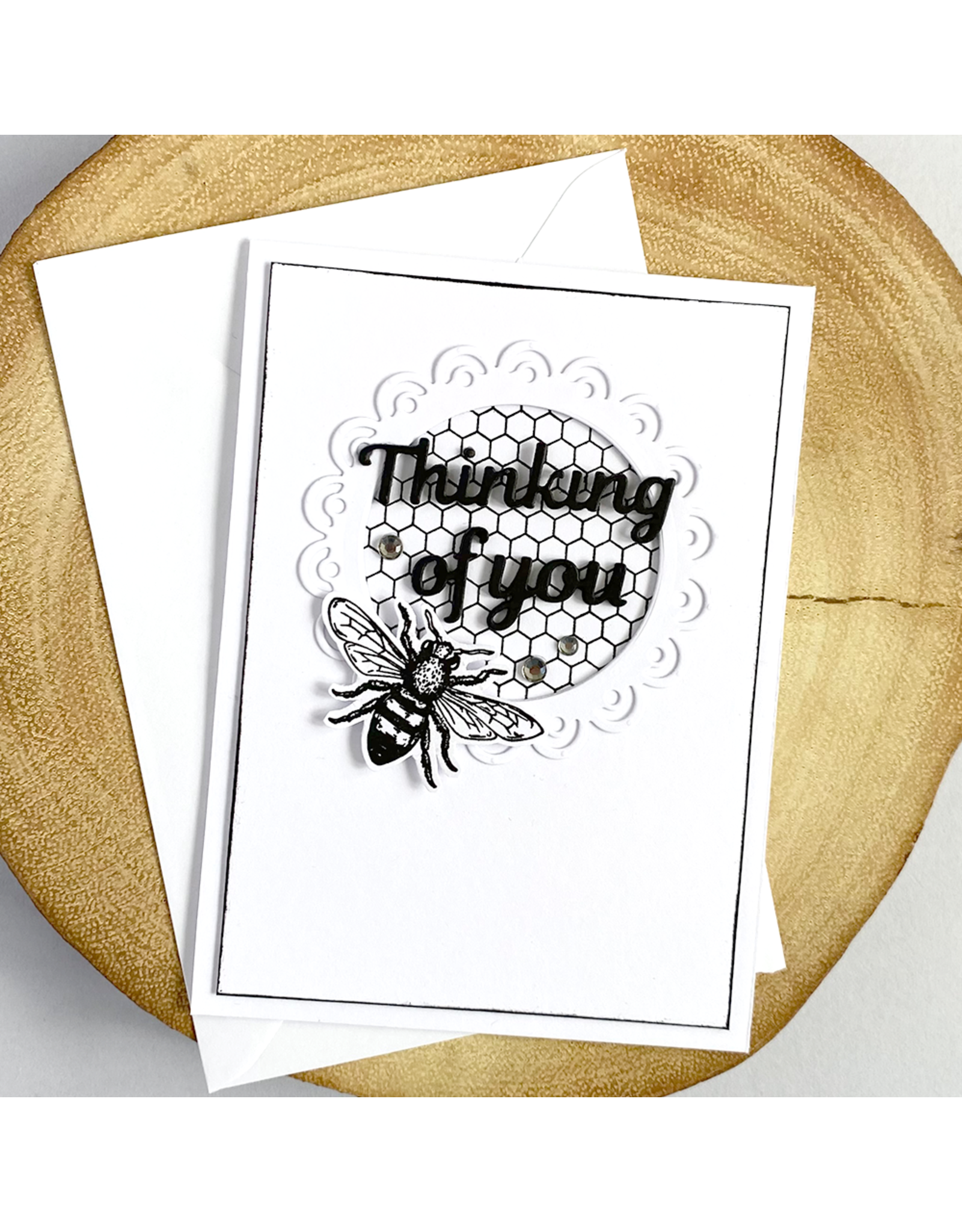 ELIZABETH CRAFT DESIGNS ELIZABETH CRAFT DESIGNS EVERYDAY ELEMENTS BY ANNETTE GREEN HONEYBEE CLEAR STAMP SET