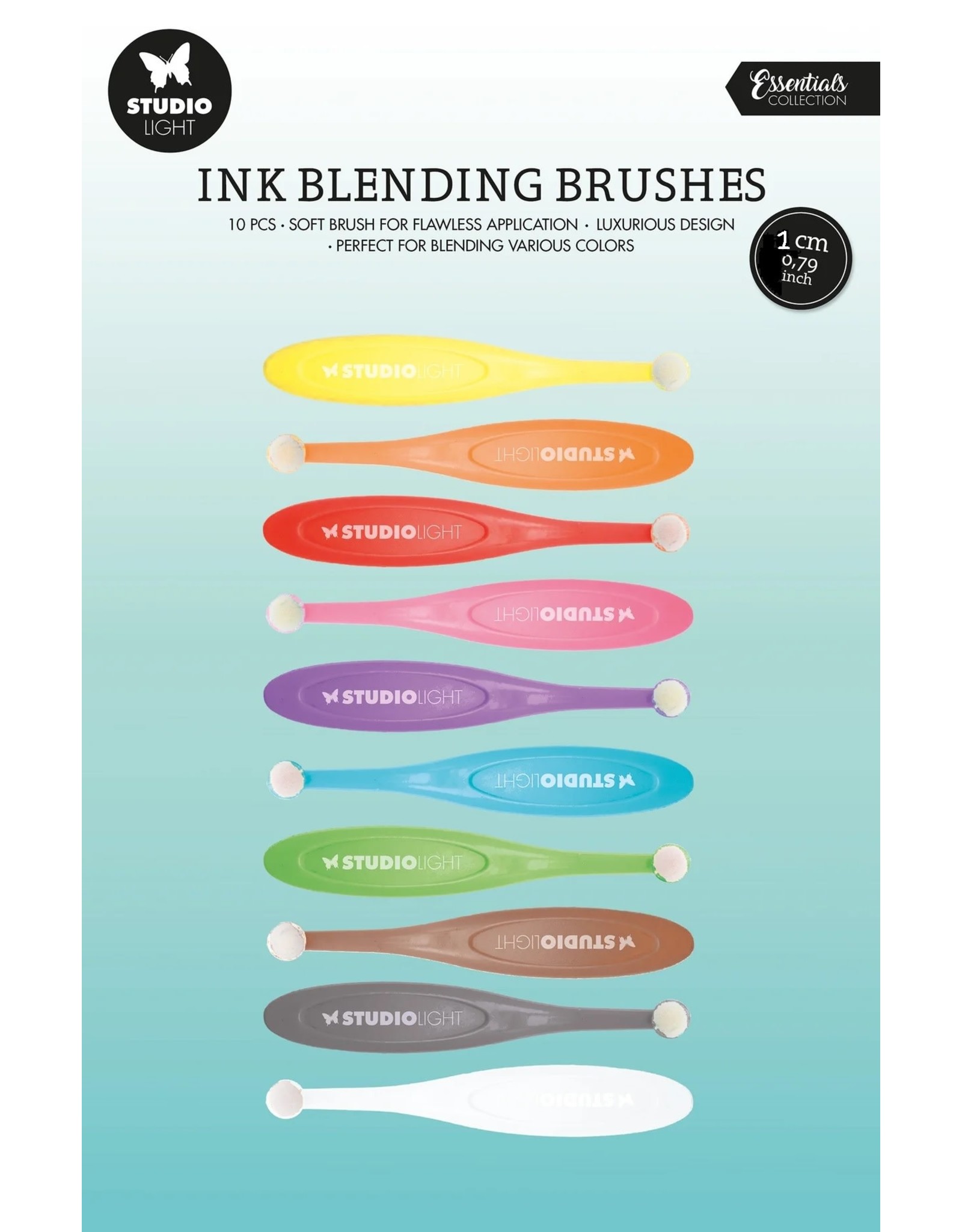 Studio Light Ink Blending Brushes 5/Pkg-Nr. 01, 30mm