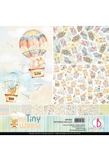 CIAO BELLA CIAO BELLA MY TINY WORLD PATTERNS PAD 12"x12" 8 DOUBLE-SIDED PAPERS