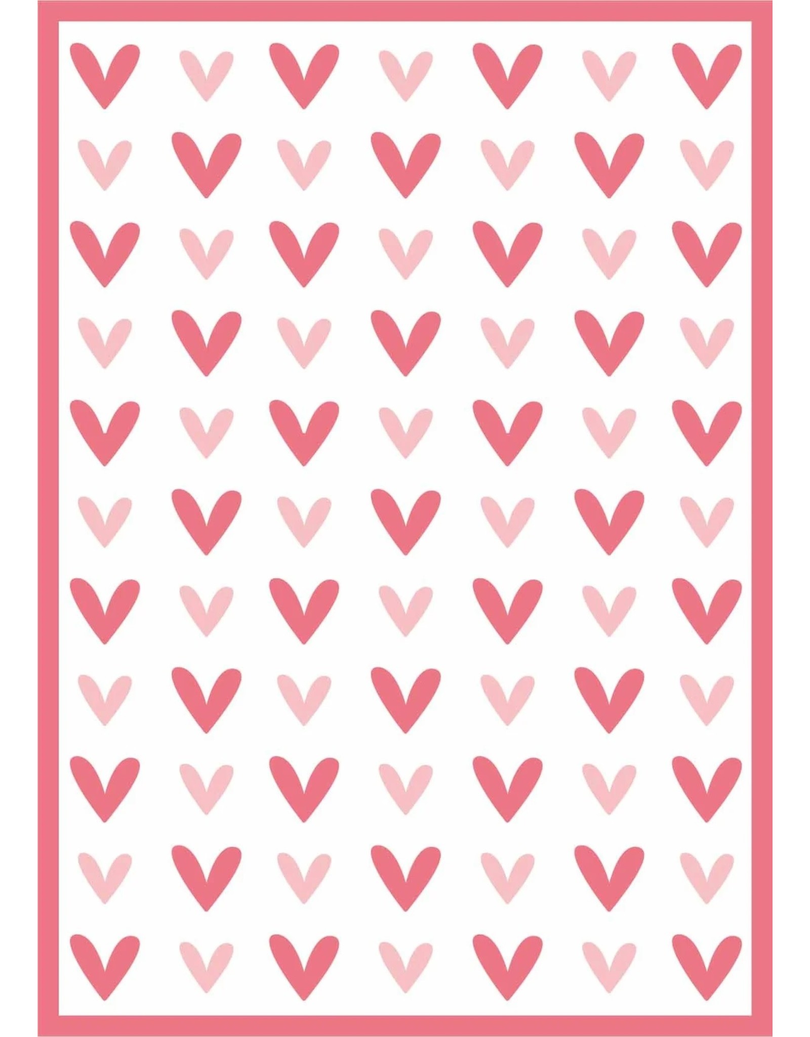 STUDIOLIGHT STUDIOLIGHT ESSENTIALS COLLECTION HEART PATTERN MASKS STENCIL