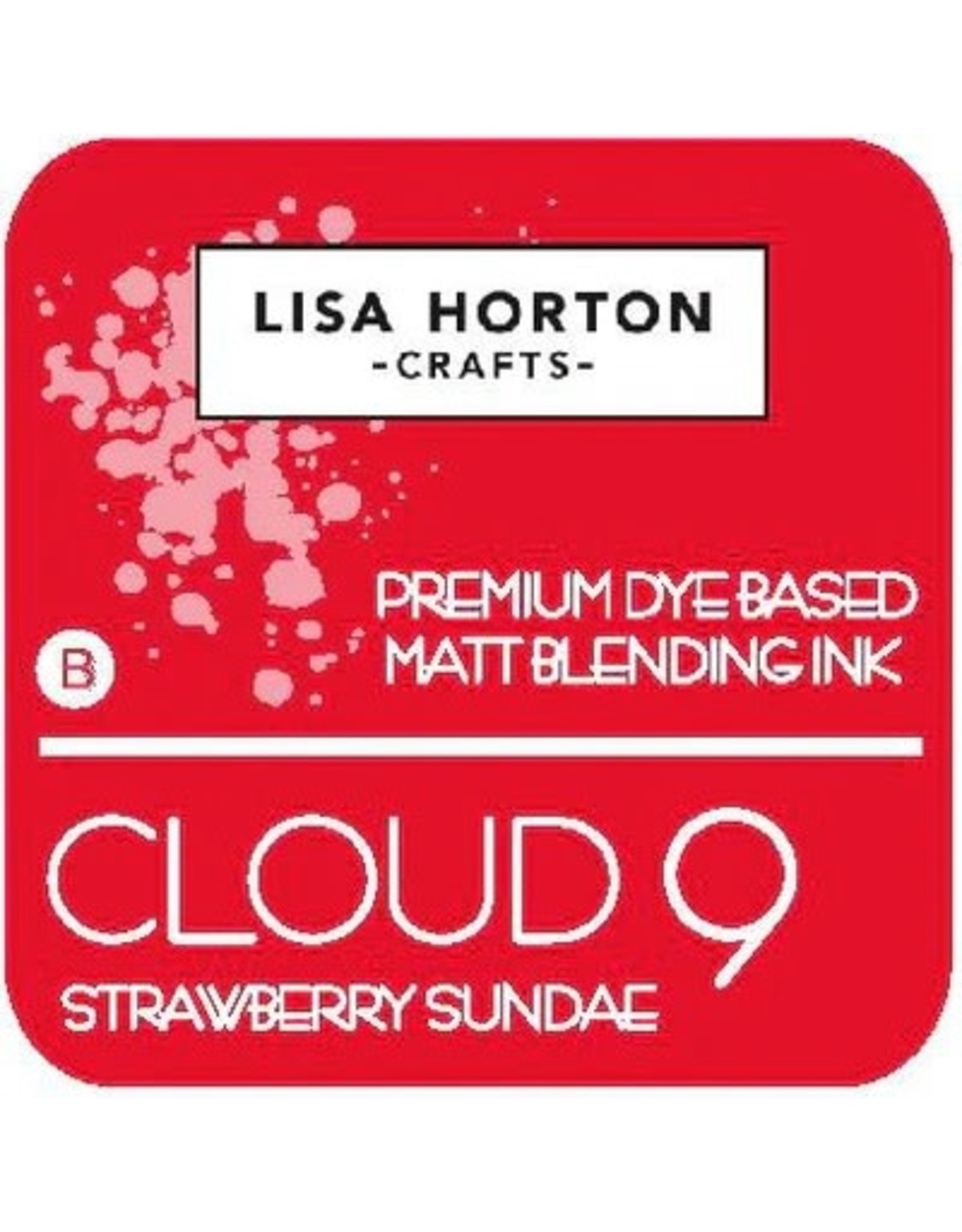 LISA HORTON CRAFTS LISA HORTON CRAFTS CLOUD 9 MATT BLENDING INK - STRAWBERRY SUNDAE