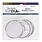 RANGER RANGER DINA WAKLEY MEDIA 2.25"METAL RIMMED TAGS 5/PK