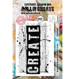 AALL & CREATE AALL & CREATE BIPASHA BK #922 SPLAT CREATE A7 ACRYLIC STAMP