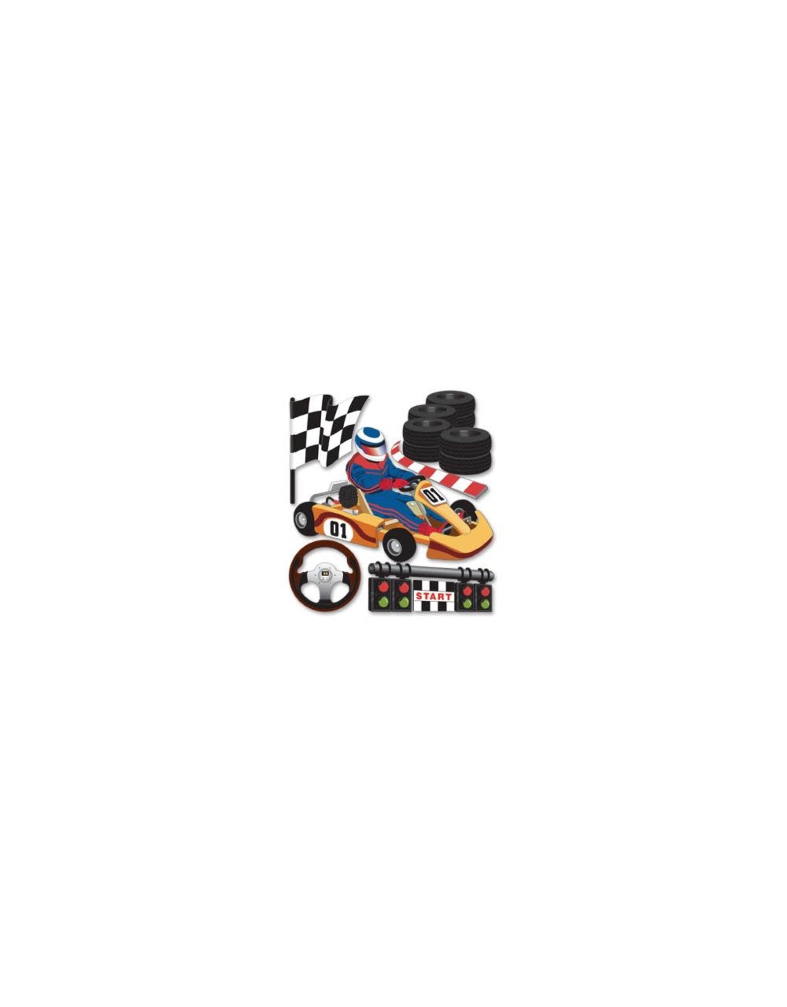 JOLEE’S JOLEE'S BOUTIQUE GO CARTS DIMENSIONAL STICKERS