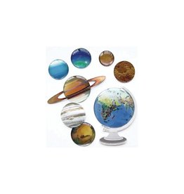 EK SUCCESS JOLEES BOUTIQUE GLOBE AND PLANETS DIMENSIONAL STICKERS