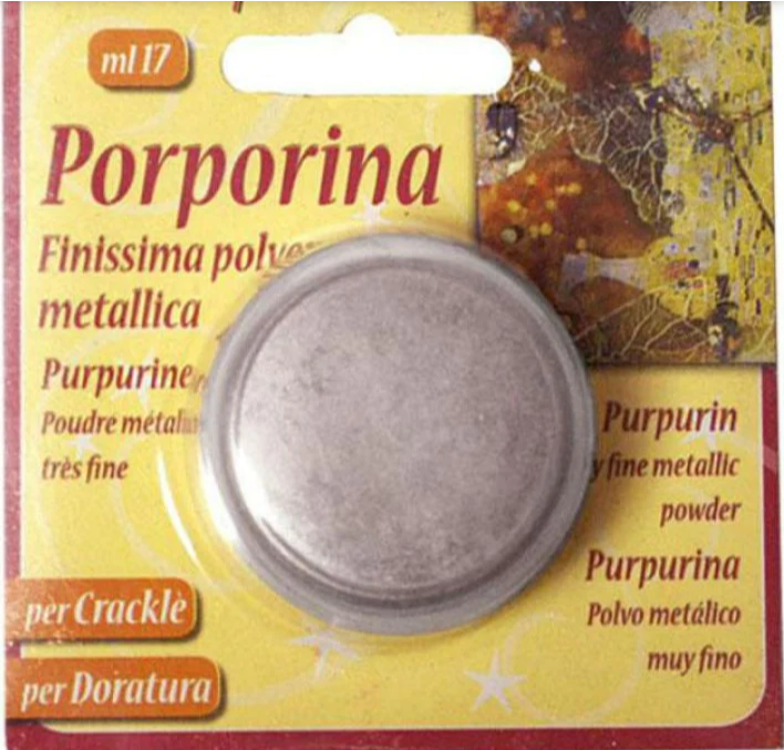STAMPERIA STAMPERIA PURPURIN PORPORINA VERY FINE SILVER METALLIC POWDER