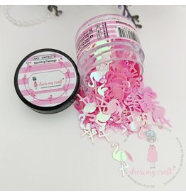 DRESS MY CRAFT DRESS MY CRAFT SHAKER ELEMENTS SPARKLING FLAMINGO