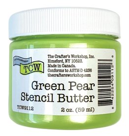 CRAFTERS WORKSHOP THE CRAFTERS WORKSHOP GREEN PEAR STENCIL BUTTER 2oz