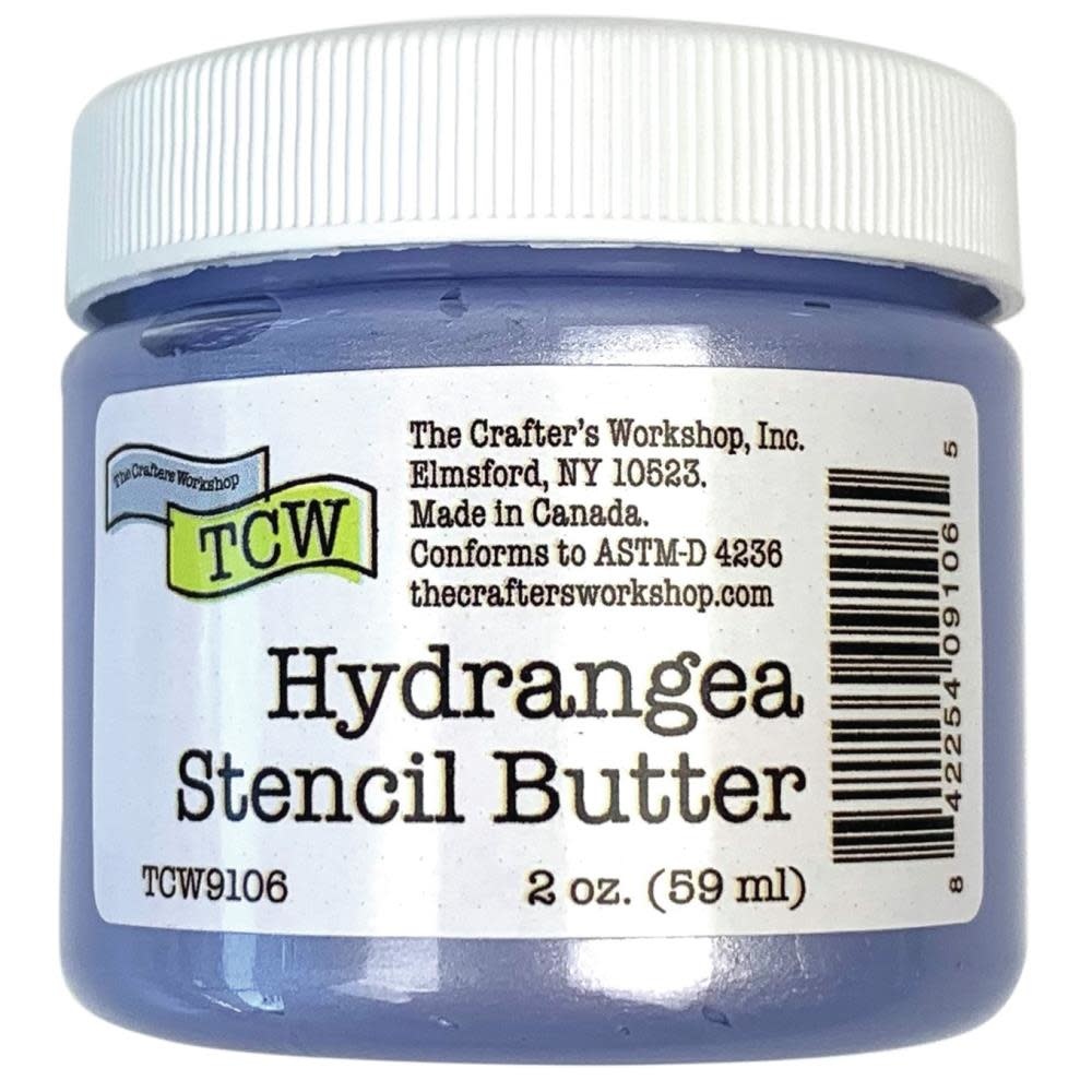 CRAFTERS WORKSHOP THE CRAFTER'S WORKSHOP HYDRANGEA STENCIL BUTTER 2oz