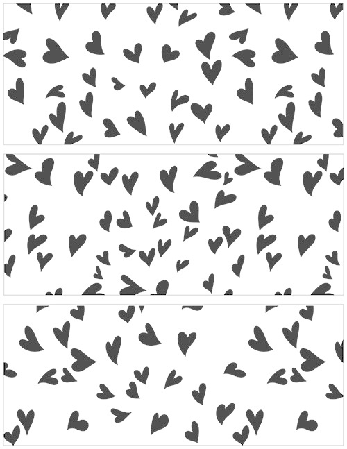 CRAFTERS WORKSHOP THE CRAFTER'S WORKSHOP GROOVY HEARTS 8.5x11 SLIMLINE LAYERED STENCIL