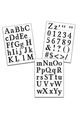CRAFTERS WORKSHOP THE CRAFTERS WORKSHOP TRADITIONAL ALPHABET 8.5x11 STENCIL