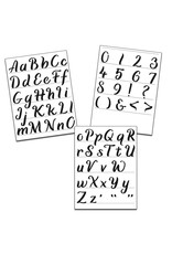 CRAFTERS WORKSHOP THE CRAFTERS WORKSHOP CALLIGRAPHY ALPHABET 8.5x11 STENCIL