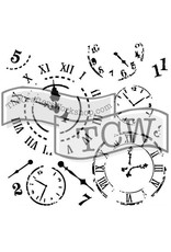 CRAFTERS WORKSHOP THE CRAFTERS WORKSHOP JAIME ECHT MINI TIME TRAVEL 6x6 STENCIL