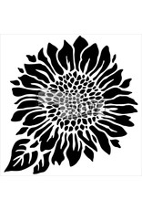 CRAFTERS WORKSHOP THE CRAFTER'S WORKSHOP CARMEN MEDLIN MINI JOYFUL SUNFLOWER 6x6 STENCIL